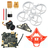 JMT DIY 75MM Brushless Whoop FPV Racing Drone RC Quadcopter Upgrade Combo Kit With OMNI F3 Frsky Flight Control SE0802 Motor 5.8G VTX Turbo Eos2 Camera FPV Goggles Arch Apron