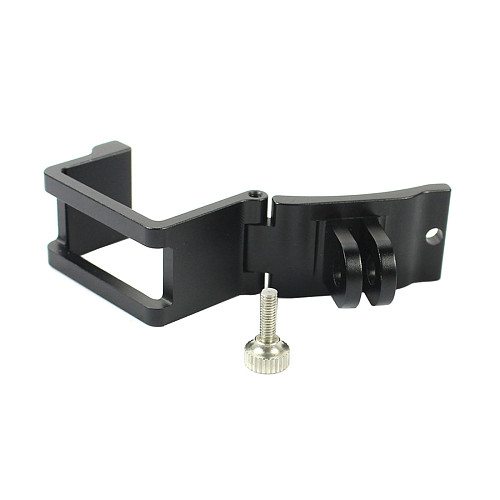 BGNING Aluminum Alloy Clip Fixed Adapter 1/4  Hole Support Selfie Stick Tripod Mount for Gopro Sport Camera Osmo Pocket Handheld Gimbal