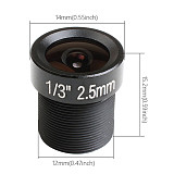 RunCam RC25 FPV Short Lens 2.5mm FOV130 Wide Angle for Swift 1 Swift 2 Swift Mini PZ0420 SKY FPV Camera