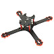 JMT J205 205mm 3mm Arm Carbon Fiber Frame Kit X Structure 4-Axis for Freestyle DIY RC Quadcopter Mini Drone FPV