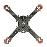 JMT J205 205mm 3mm Arm Carbon Fiber Frame Kit X Structure 4-Axis for Freestyle DIY RC Quadcopter Mini Drone FPV