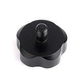 BGNING Aluminum Single Handle Outdoor Photography Handle with 1 inch Ball Head 3/8 1/4 Screw Hole Screw Accessories For Outdoor Diving Camera