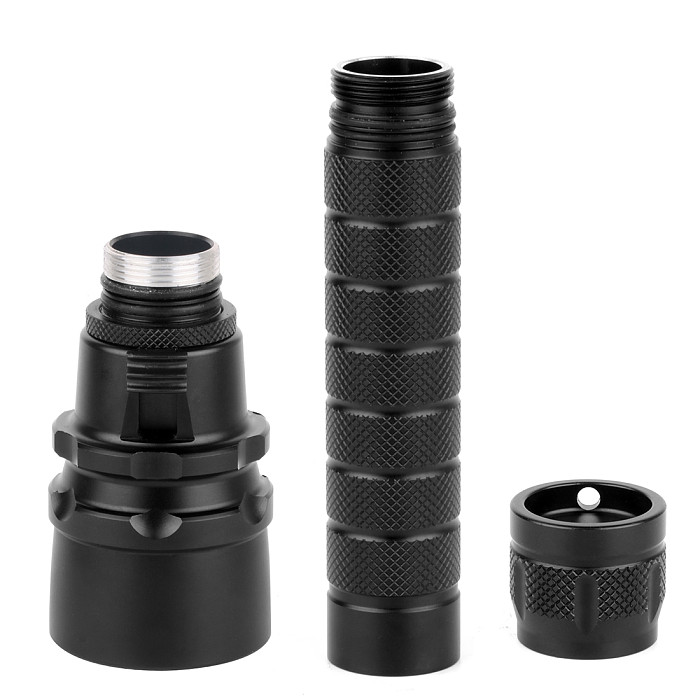 BGNING Aluminum Outdoor Waterproof Flashlight Photography Diving Flashlight Brightness 5000LM RC-M09