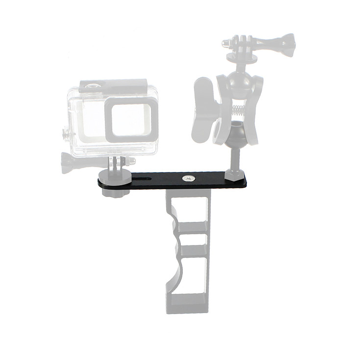 BGNING CNC Aluminum Connecting Plate 1/4 Screw Hole For Outdoor Diving Camera Photography Accessories