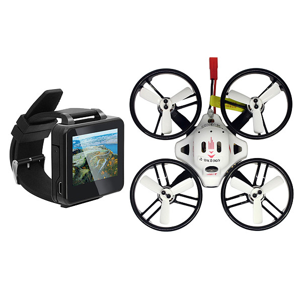 KINGKONG LDARC ET125 PNP Brushless FPV Racing Drone RC Mini Quadcopter with FRSKY Receiver FPV Watch