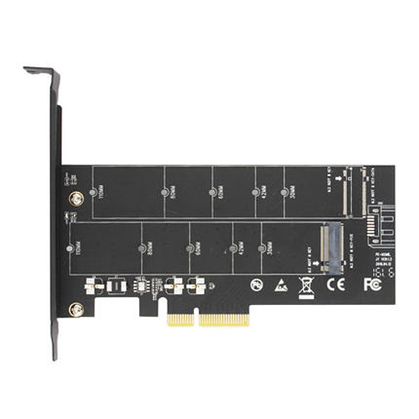 JEYI Add On Cards NVMe to PCIE3.0 X4 M Key Full Speed PCIE NVME Adapter Computer Expansion Cards for 2230-2280 Size M-KEY SSD