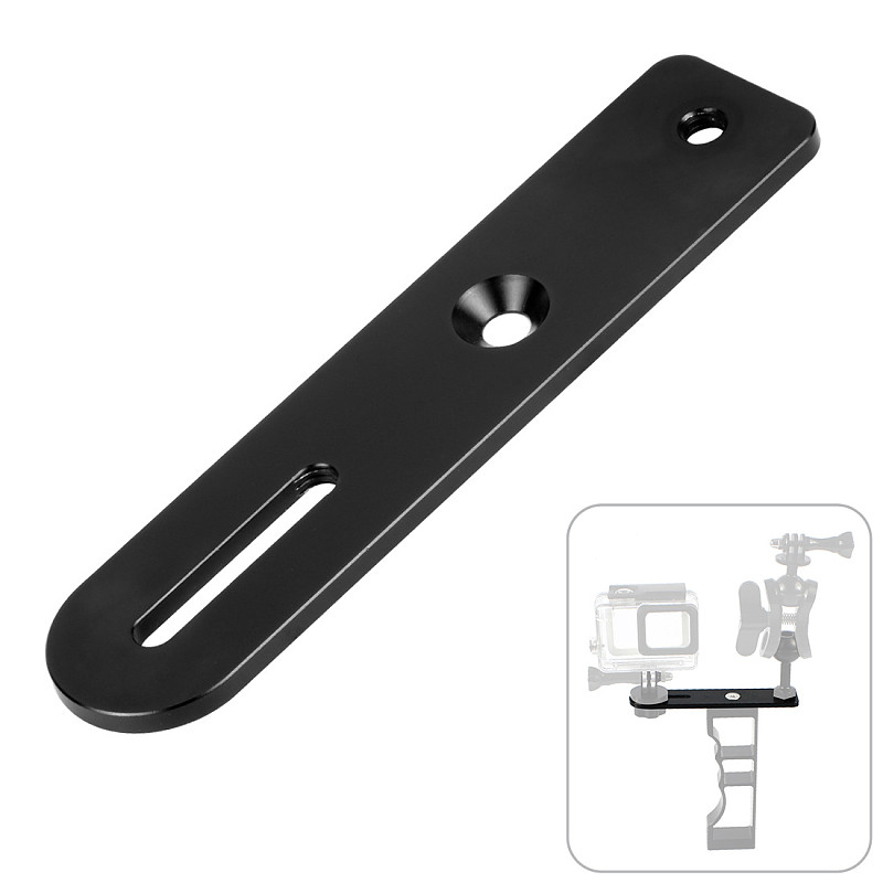 BGNING CNC Aluminum Connecting Plate 1/4 Screw Hole For Outdoor Diving Camera Photography Accessories