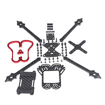 JMT X218 218MM Wheelbase Frame Kit 4MM Split Rack Carbon Fiber CF For DIY FPV Racing Drone Quadcopter