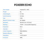 Foxeer Echo Patch 5.8G Antenna 8DBi Mini Antenna RHCP LHCP SMA for FPV Goggle FPV Racing Drone Quadcopter Multi-rotor Aircraft