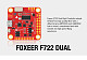 Foxeer F722 AIO F7 Dual Gyro 6S Flight Controller FC for FPV Racing Drone Quadcopter Multi-rotor Aircraft