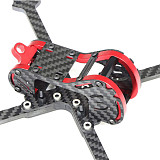 JMT X218 218MM Wheelbase Frame Kit 4MM Split Rack Carbon Fiber CF For DIY FPV Racing Drone Quadcopter