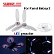 STARTRC LED Flash Paddle Propellers Light Flashing Charging Props Blades For Parrot Bebop 2 FPV Drone