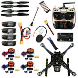 S600 DIY FPV Drone 4 axis Quadcopter Welded Kit Unassembled w/ APM2.8 Flight Control GPS 7M 40A ESC 700kv Motor AT9S TX
