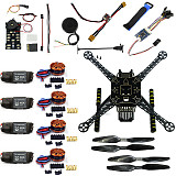 S600 DIY FPV Drone 4 axis Quadcopter Welded Kit Unassembled w/ Pix2.4.8 Flight Control GPS 7M 40A ESC 700kv Motor
