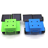 Dual Solar Panel DIY Mini Solar Powered Toy Car Assembly Science Materials Kits Vehicle Model Kids Boys Gift Educational Robot