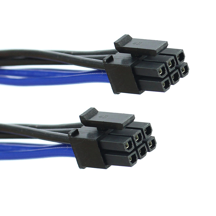 Dual Mini PCI-E 6Pin 6P to Standard PCIE 8Pin 8P Video Graphics Card Cord Power Cable for Apple Mac G5 for Mac Pro Accessories