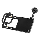 BGNING Camera Bracket Switch Plate Adapter with Square Fitting 1/4 Screw Ball Head for Gopro7/6/5/4/3+/session Action Camera Tripod Stabilizer Gimbal Stabilizer Connect Adapter