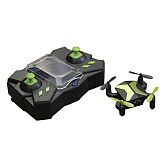 Attop XT-2 Portable Selfie Drone Mini Foldable RC Drone for Beginners and Kids One Key Take OFF WIFI FPV Altitude Hold Quadcopter 30W Wifi Version/ Standard No Camera Version (Green, 30W WIFI)
