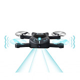 Attop XT-3 Foldable Altitude Hold Quadcopter One Key Take Off 360 Degree Rolling App Control FPV Portable Selfie Drone (720P WIFI)