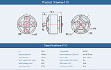 T-Motor F10 1104 KV7500 7500 KV Pocket Sized Brushless Motor For FPV 110 mm Quadcopter Multicoptor Drone