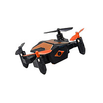 Attop XT-2 Portable Selfie Drone Mini Foldable RC Drone for Beginners and Kids One Key Take OFF WIFI FPV Altitude Hold Quadcopter 30W Wifi Version/ Standard No Camera Version (Orange, 30W WIFI)