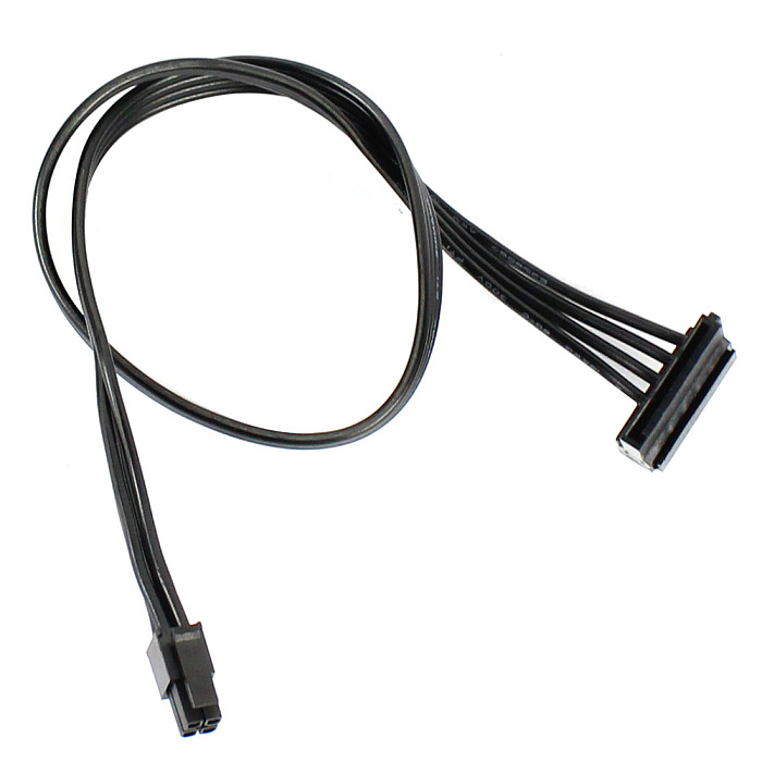 XT-XINTE PC Power Supply Cable Mini 4 Pin to SATA SSD for Lenovo M410 M415 M425 B415 M610 M710 M4200R Motherboard 4P to 1 / Turn 2 SATA