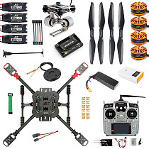 DIY GPS Drone 2.4Ghz 10CH X4 460mm Umbrella Foldable RC Quadcopter 4-Axis ARF Unassemble APM w/ Gimbal FPV Aircraft