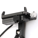 GUB G-85E USB Rechargeable Motorcycle Phone Holder Electric Bike Phone Mount Handlebar Extender 4.0-6.7 inch 12-24V Motor Phone Holder