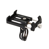 GUB 360° Rotation Bicycle Motorcycle Phone Mount, Bike Motorcycle Handlebar Cell Phone Clamp Compatible with 3.5 to 6.2 Inch Device (Black)