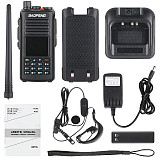 Baofeng DM-1702 GPS DMR Walkie Talkie VHF UHF Dual Band 136-174 & 400-470MHz Dual Time Slot Tier 1&2 Digital/Analog Ham Radio