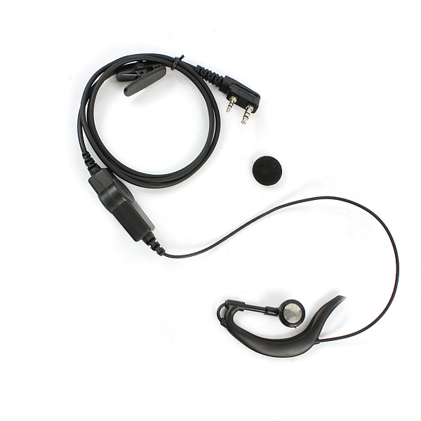 PTT Mic Ear-hook Earphone Headset for Baofeng Walkie Talkie BF-888S UV-5R BF-H8