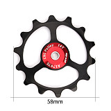 GUB 12T 14T CNC Bicycle Ceramic Wheel Pulley Bicycle Rear Derailleur Pulley Wheel Jockey MTB Guide Bike Ceramic Bearing