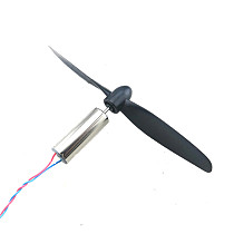 Feichao 2pcs 720 Hollow Cup Motor with Propellers High Speed Strong Magnetic High Torque Brushed Motor DIY RC Toy Electric Model Aircraft Assembly Parts