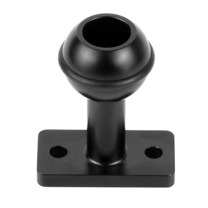 BGNing CNC Aluminum Alloy 1 inch Ball Head Mount Adapter with M5 Screw Holes for Photography Accessory