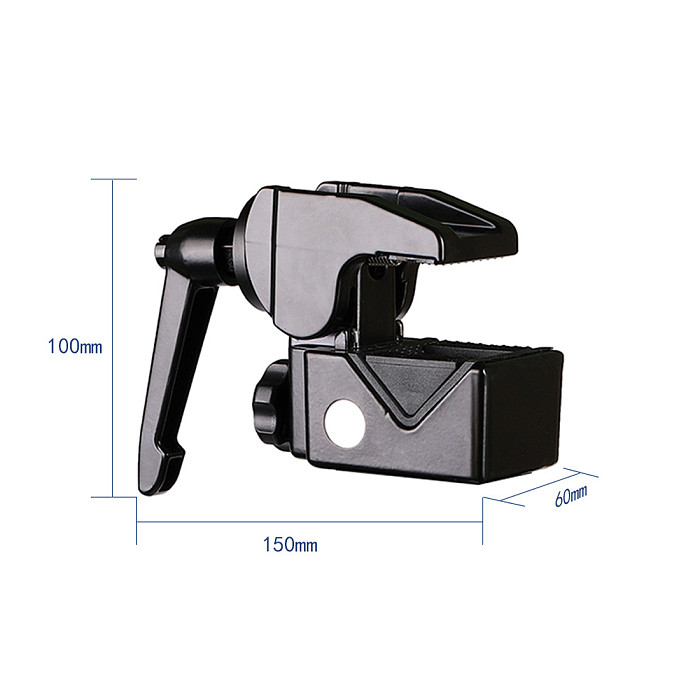 XINTE Multi-Function DSLR Camera Fixing Mount Clip Photo Studio Aluminum Alloy CNC Supper Clamp for Canon for Nikon Tripod Accessories