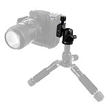 BGNING 360 Swivel Aluminum Alloy Heavy Duty Camera Tripod Ball Head + QR Quick Release Plate Mount for DSLR Camera Photo Video Studio