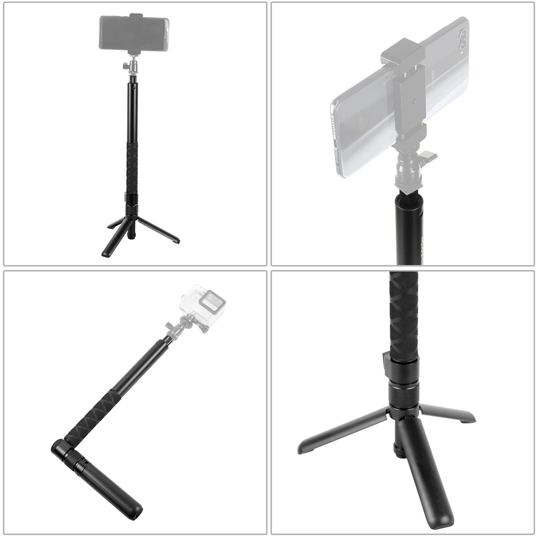 Insta360 ONE X Xiaomi Yi 4K XT-XINTE Extendable Pole Selfie Stick for Hero 7 EKEN SJCAM Handheld Monopod