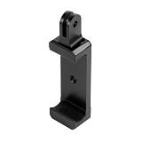 BGNing Phone Stand Holder Clip Tripod Adapter 1/4 Hole & Cold Shoe Mount Clamp for iPhone Huawei Xiaomi for Gopro Camera Monopod Selfie