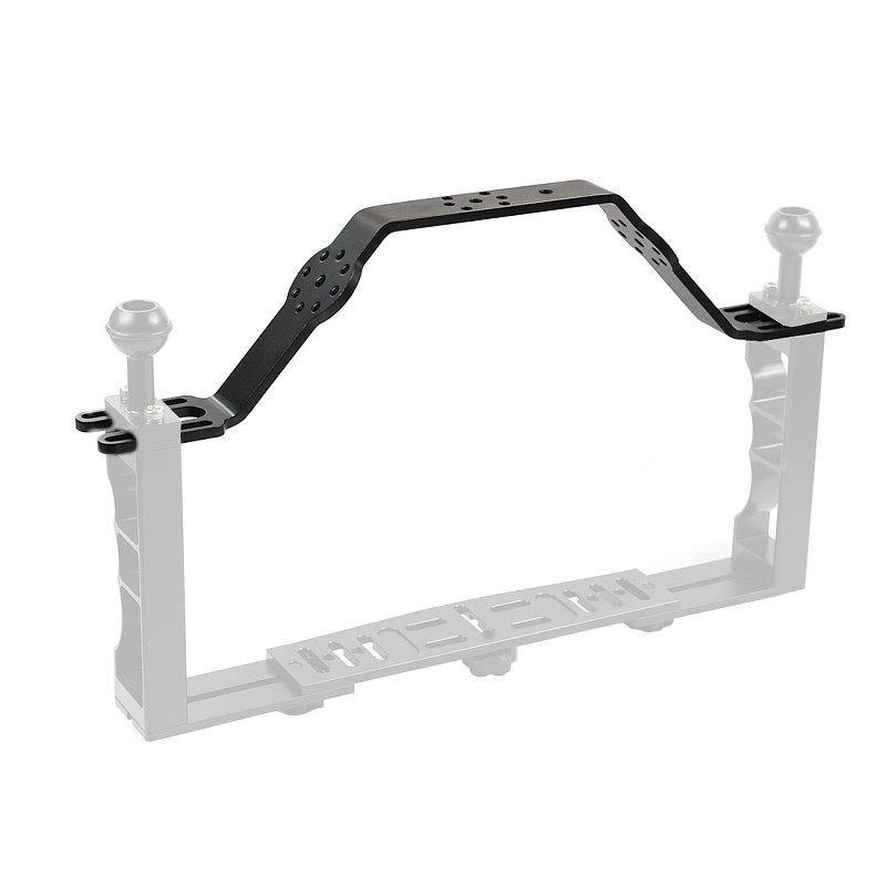 BGNing Diving Camera Handle Tray Grip Bracket Dive Tray Dual Handle Grip Handheld Expansion Mount System For GoPro13 Camera Housing Case Underwater Photography