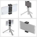 BGNING  Unique 2x / 3x 1/4  Screw Mobile Phone Clip Stand Holder Tripod Monopod Mount for iPhone Huiwei for Gopro Camera Selfie Stick