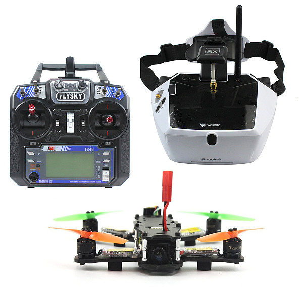 5.8G 40CH FPV 2.4G 6CH RC Mini Racer Quadcopter Drone Tarot 130 RTF Full Set TL130H1 Walkera Goggle 4 520TVL Camera