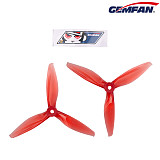 GEMFAN 5144 5inch Tri-blade/3 blade Propeller 5mm Hole PC Props Compatible 2205-2306 Brushless Motor for DIY RC Drone FPV Racing Multicopter