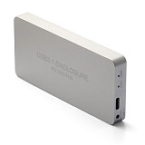 XT-XINTE USB3.1 TYPE-C to 2PORTS NGFF (M.2) SSD Raid external box / LR31-1352N / silver white
