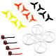 JMT 75mm Bwhoop75 Brushless Whoop Frame with 8Pairs CW CCW 40mm 3-Blade Propeller 4pcs SE0603 KV19000 1mm Motor for Indoor FPV Racing Drone Quadcopter