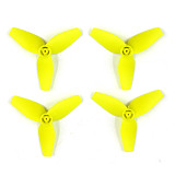 6 Pairs CW CCW 40mm Three Leaf Propellers 3-Blade 1.0mm Axis Aperture for Happymodel Mobula7 Mobula 7 716 720 8520 Hollow Cup 0603 0703 Brushless Motor