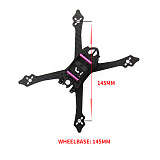 HGLRC VX145 145mm Wheelbase 3mm Arm Carbon Fiber Frame Kit FPV Rack for DIY FPV Racing Drone Quadcopter 11XX 13XX 14XX Motor Accessories