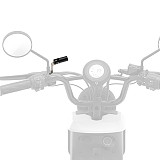 GUB Motorcycle Mobile Phone Bracket Adapter Handlebar Rearview Mirror Holder Fixed Aluminum Alloy