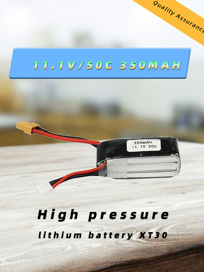 JMT 11.1V 50C 350MAH XT30 Lithium Battery For DIY FPV Racing Drone Quadcopter Multicopter Multi-Rotor Aircraft