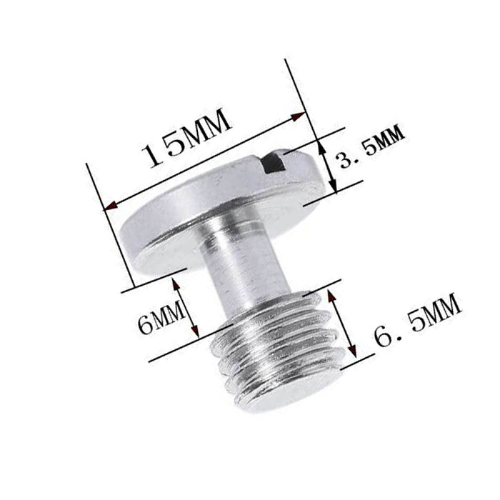 BGNING 3/8  Flat Head Convert Slotted Screw Adapter Thread Metal Camera Screw Mount Adapter for DSLR Camera Tripod Light Stand