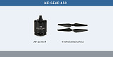T-Motor Air Gear 450 Power Air2216+T1045 Combo AIR2216 880KV 4 Motor+4 1045 Propellers for RC FPV Drone Quadcopter